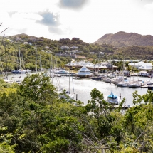 la marina de l'anse Marcel
