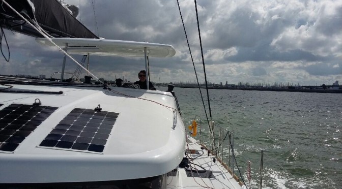 Premier essai en mer à La Rochelle